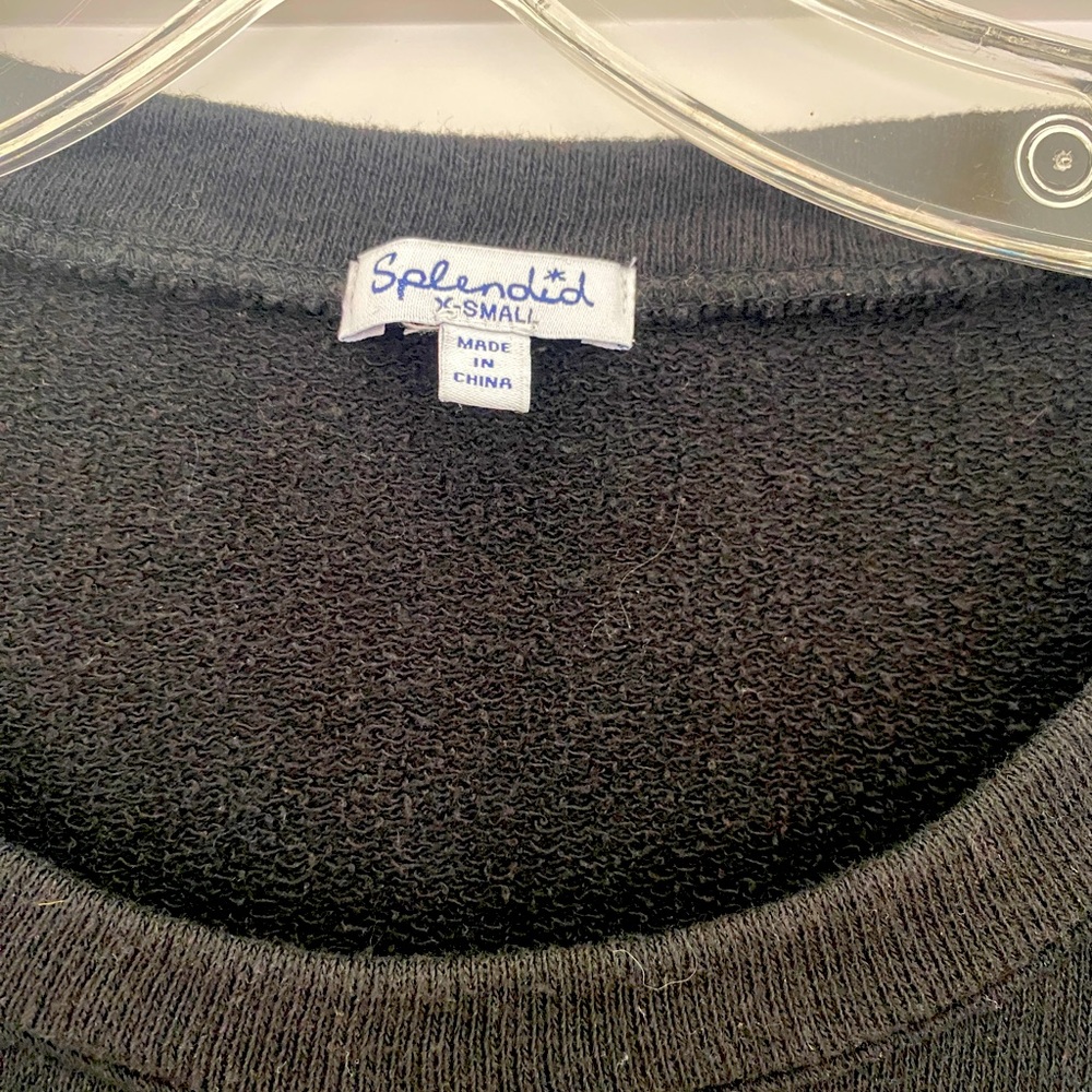 Splendid Flutter Detail Oversized Sweatshirt - image 3